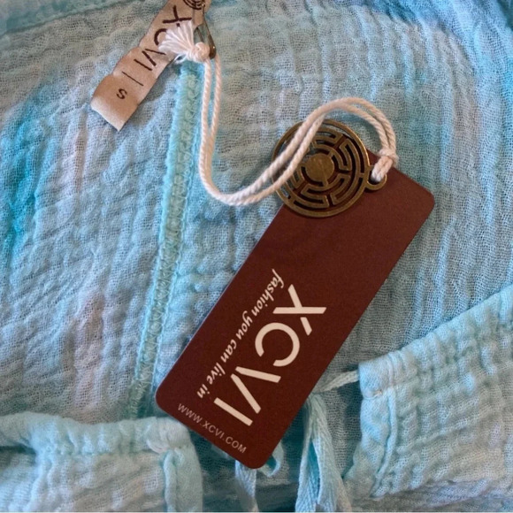 XCVI Noyer Double Gauze Cotton Dress Size Small NWT - Picture 7 of 8